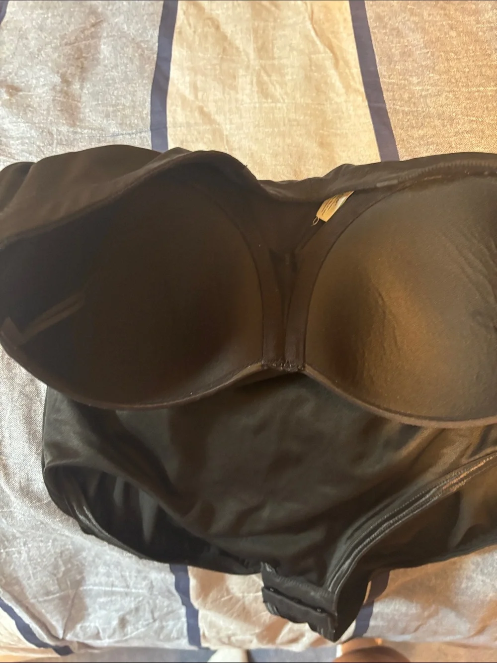 Flexees Black Supportive Shapewear bodysuit